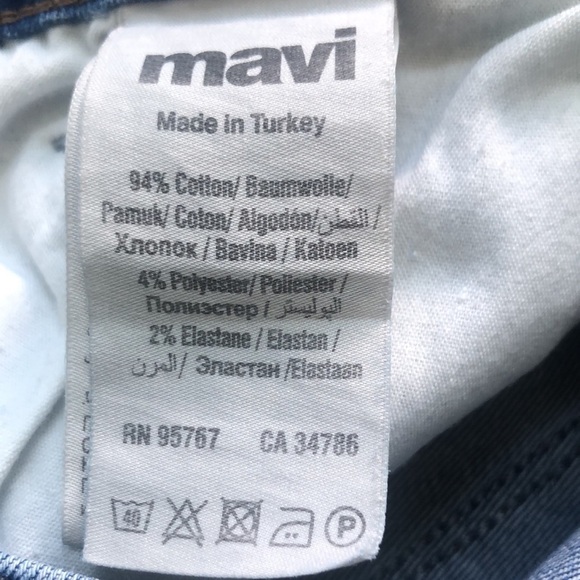 Mavi Jeans Co. Kerry Ankle Mid Rise Distressed Straight Leg Size 27 - Picture 6 of 13